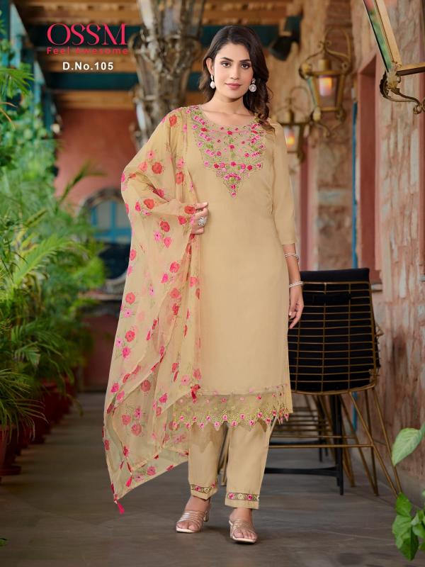 Ossm Mohey  Silk Embroidery Ready Made Collection